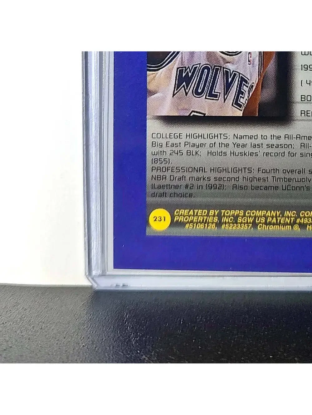 Donyell Marshall 1994-95 Topps Finest #231 Collegiate Best